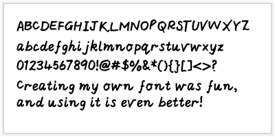 Font Made By Another User
