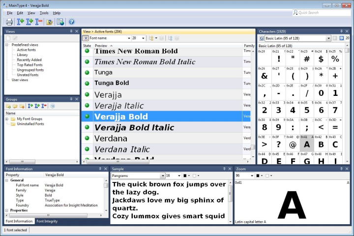 best font manager pc