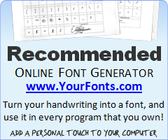 YourFonts.com Font Generator